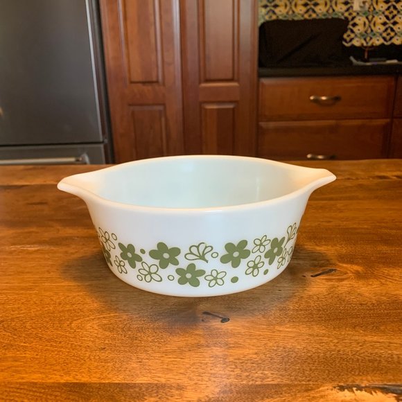 Pyrex Other - Vintage Pyrex Spring Blossom Green Casserole Bowl 472 - 1 1/2 Pt.